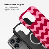 Selencia Vivid Tough Backcover met MagSafe iPhone 15 Pro Max - Wave Vibes Lipstick