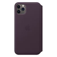 Apple Leather Folio Bookcase Apple iPhone 11 Pro Max - Aubergine