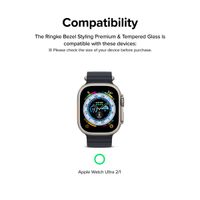 Ringke Bezel Styling + Screenprotector Apple Watch Ultra - 49 mm - Knurling Titanium