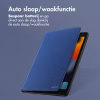 Accezz Classic Tablet Case Apple iPad 9 (2021) 10.2 inch / iPad 8 (2020) 10.2 inch / iPad 7 (2019) 10.2 inch - Donkerblauw