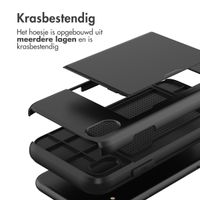 imoshion Backcover met pasjeshouder iPhone Xr - Zwart