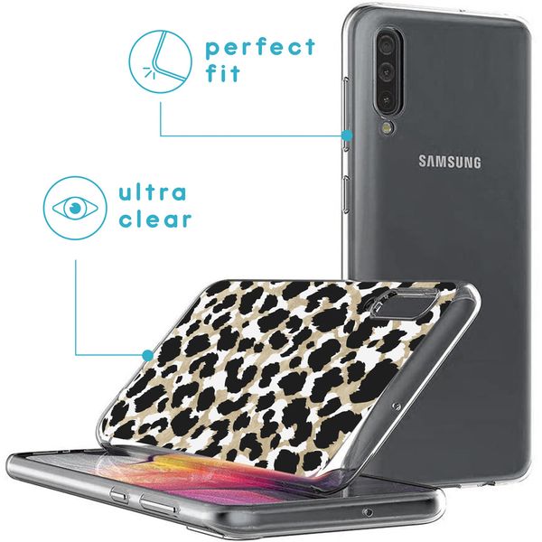 imoshion Design hoesje Samsung Galaxy A50 / A30s - Golden Leopard