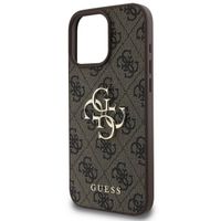 Guess 4G Metal Logo Backcover Apple iPhone 16 Pro - Bruin