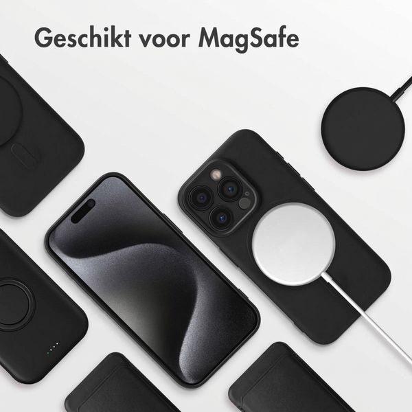 imoshion Color Backcover met MagSafe Apple iPhone 15 Pro - Zwart