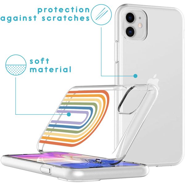 imoshion Design hoesje iPhone 11 - Rainbow