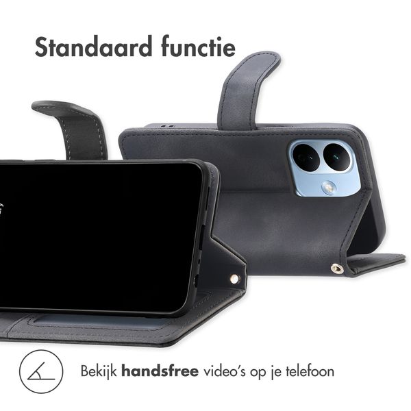 imoshion Bookcase met koord Xiaomi Redmi Note 17 Pro - Zwart