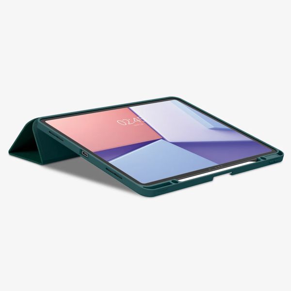 Spigen Urban Fit Bookcase iPad Air 11 inch (2024) M2 / Air 5 (2022) / Air 4 (2020) - Midnight Green