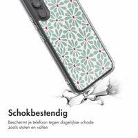 imoshion Design hoesje Samsung Galaxy A54 (5G) - Bloom Love Sage Green