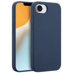 Accezz Liquid Silicone Back Cover with MagSafe Apple iPhone 17e / 16e - Dark Blue