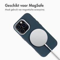 Accezz Mesh Backcover met MagSafe Apple iPhone 16 Pro - Donkerblauw