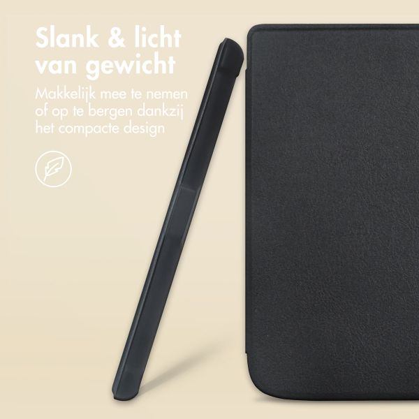 imoshion Slim Soft Case Bookcase Pocketbook InkPad Color 3 / InkPad 4 - Zwart
