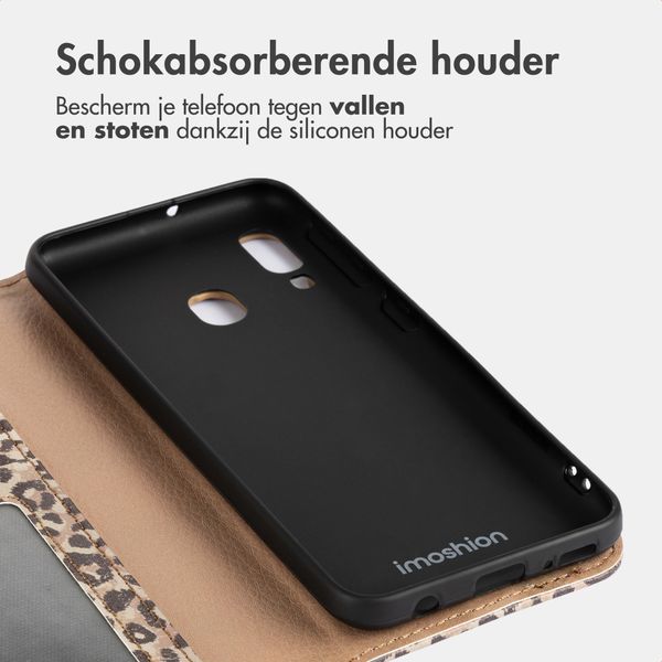 imoshion Design Bookcase Samsung Galaxy A20e - Leopard Mood