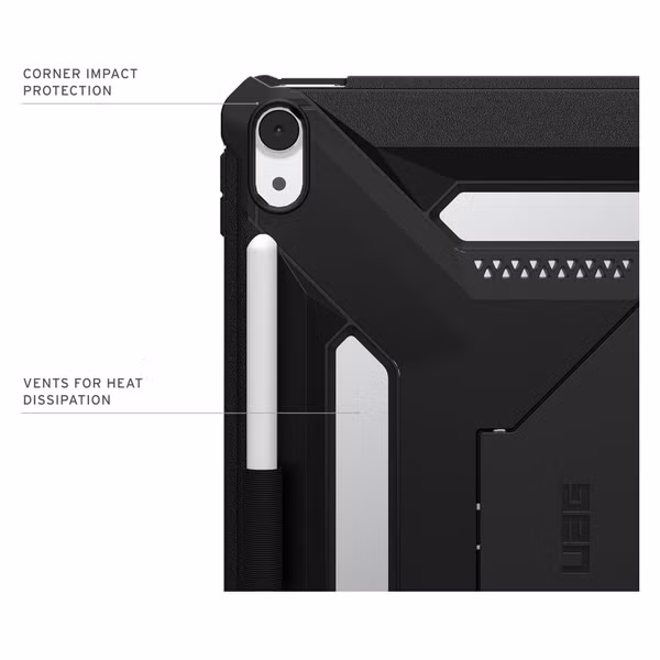 UAG Scout Bookcase Apple iPad Air 11 inch (2026) M4 / (2025) M3 / (2024) M2 - Black