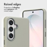 Accezz 2-in-1 Leather Bookcase with MagSafe Samsung Galaxy S26 - Light Grey