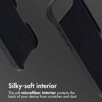 Accezz Leather Back Cover with MagSafe Apple iPhone Air - Onyx Black