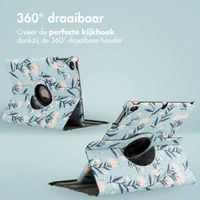 imoshion 360° Draaibare Design Bookcase Apple iPad 6 (2018) 9.7 inch / iPad 5 (2017) 9.7 inch - Flowers