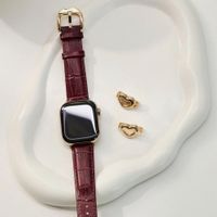 Burga Genuine Leather Band Apple Watch | 38/40/41/42 mm - Mobwife / Gold