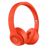 Beats Solo 3 Draadloze Koptelefoon - Citrus Red