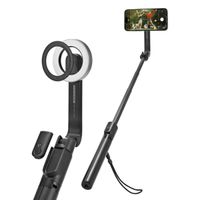 Spigen MagSafe Tripod Selfie Stick - met afstandsbediening - Universeel - 120CM - Zwart