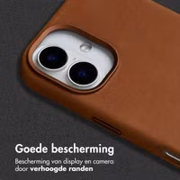Accezz Vintage Leather Magsafe Backcover Apple iPhone 16 - Tabacco Cognac