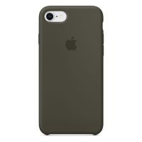 Apple Silicone Backcover Apple iPhone SE (2022 / 2020) / 8 / 7 - Dark Olive