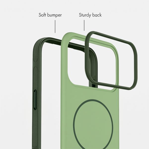 imoshion Colour Back Cover with Thin MagSafe Ring Apple iPhone 17 Pro - Dark Green