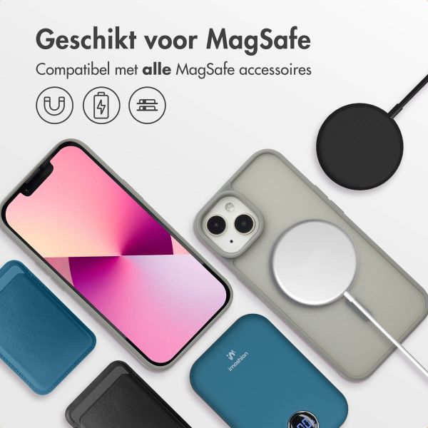 imoshion Color Guard Backcover met MagSafe iPhone 13 / 14 - Grijs