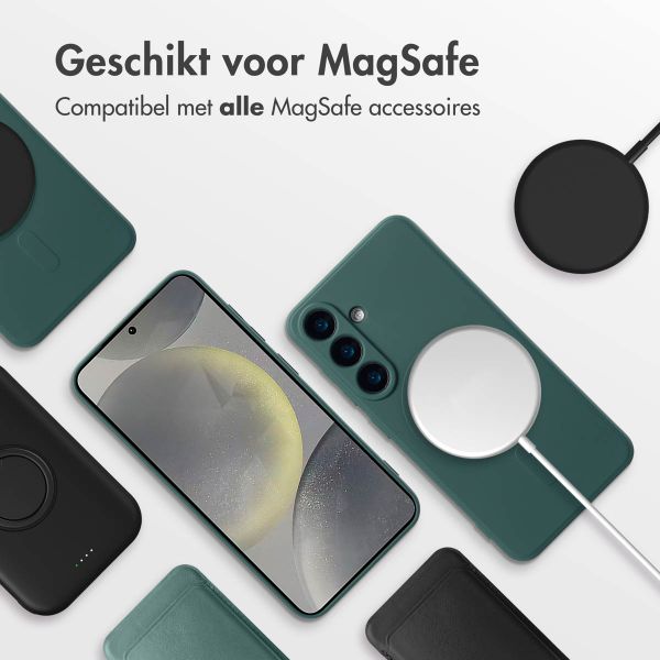 imoshion Color Backcover met MagSafe Samsung Galaxy S25 - Donkergroen