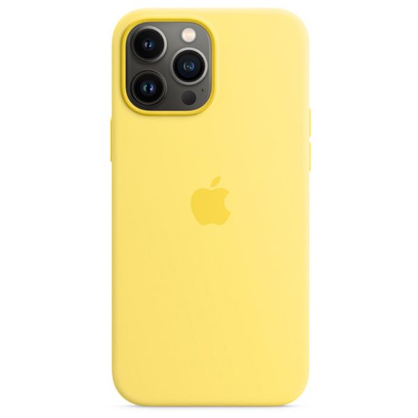 Apple Silicone Backcover MagSafe iPhone 13 Pro - Lemon Zest