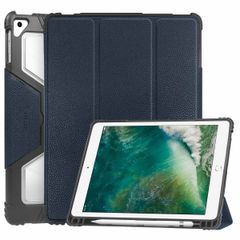 Accezz Rugged Trifold Bookcase Apple iPad 6 (2018) 9.7 inch / iPad 5 (2017) 9.7 inch / Air 2 (2014)/Air 1 (2013) - Donkerblauw