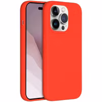Accezz Liquid Silicone Backcover met MagSafe Apple iPhone 14 Pro - Rood
