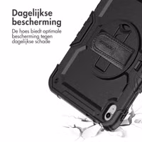 Accezz Rugged Backcover met schouderstrap Apple iPad 11 (2025) 11 inch A16 / iPad 10 (2022) 10.9 inch - Zwart