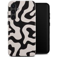 Selencia Vivid Backcover Samsung Galaxy S24 - Art Wave Black