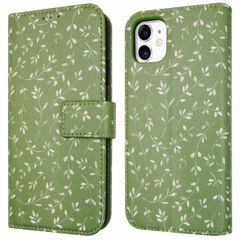 imoshion Design Bookcase iPhone 11 - Green Flowers