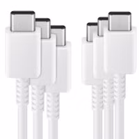 Samsung 3x Originele USB-C naar USB-C kabel in Fabrieksverpakking - 1 meter - 25 Watt - Wit