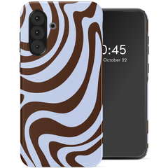 Selencia Vivid Backcover Samsung Galaxy A36 / A56 - Dream Swirl Chocolate