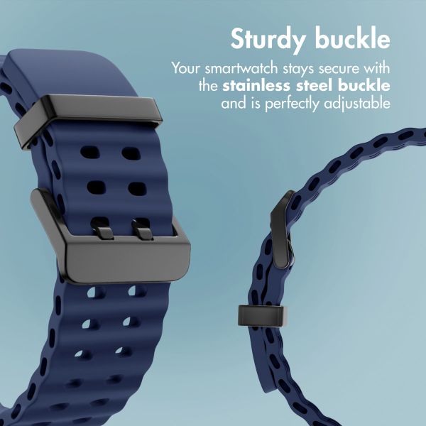 imoshion Ocean Silicone Band Samsung Galaxy Watch Ultra 2 (2026) / Ultra (2024/2025) - Midnight Blue