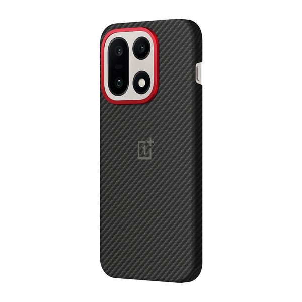 OnePlus Aramid Fiber Magnetic Backcover OnePlus 15 - Zwart