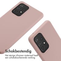 imoshion Siliconen hoesje met koord Samsung Galaxy A53 - Sand Pink