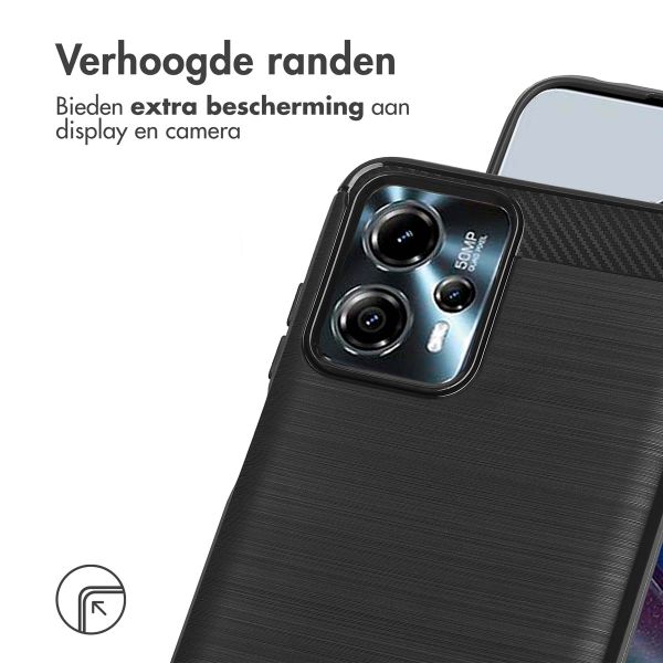 imoshion Brushed Backcover Motorola Moto G13 / G23 - Zwart