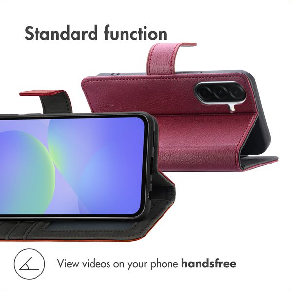 imoshion Luxury Bookcase Samsung Galaxy A37 (5G) - Bordeaux