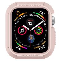 Spigen Rugged Armor™ Case voor de Apple Watch Series 4-6 / SE - 44 mm - Roze