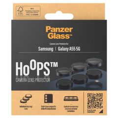 PanzerGlass Camera Protector Hoops Optic Rings Samsung Galaxy A55 - Black