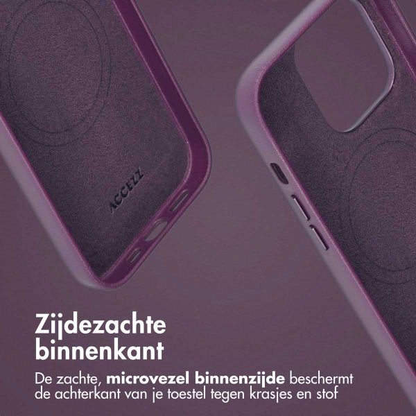 Accezz Leather Bookcase 2-in-1 met MagSafe Apple iPhone 14 Pro - Heath Purple