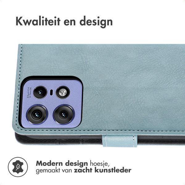 imoshion Luxe Bookcase Motorola Edge 60 Neo - Lichtblauw