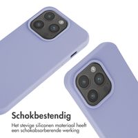 imoshion Siliconen hoesje met koord iPhone 15 Pro - Paars