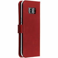 Selencia Echt Leren Bookcase Samsung Galaxy S8 - Rood