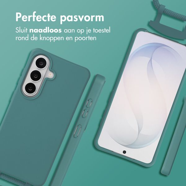 imoshion Color Backcover met afneembaar koord met MagSafe Samsung Galaxy S26 - Dark Green