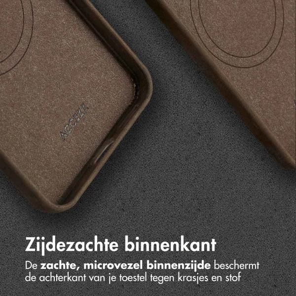 Accezz Vintage Leather Magsafe Backcover Samsung Galaxy A56 - Rustic Brown