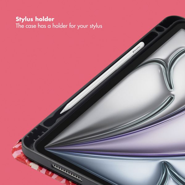 Selencia Vivid Tablet Case Apple iPad Air 11 inch (2026) M4 / (2025) M3 / (2024) M2 / Air 5 (2022) / Air 4 (2020) - Wild Spots Lipstick